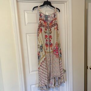 Johnny Was Multicolor High Low Dress